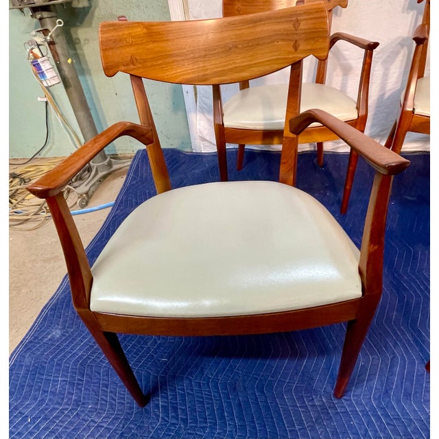 Drexel Declaration Kip Stewart Designed 1960’s Drexel Declaration Dining Chairs, 4 Pieces For Sale - Image 4 of 12