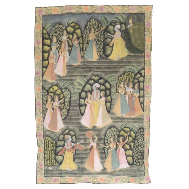 Pink 19th Century Indonesian Batik Textile - 3'7" x 5'8" For Sale - Image 8 of 18