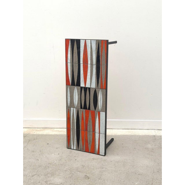 Ceramic Navette Coffee Table in Ceramic by Roger Capron, 1950 For Sale - Image 7 of 9