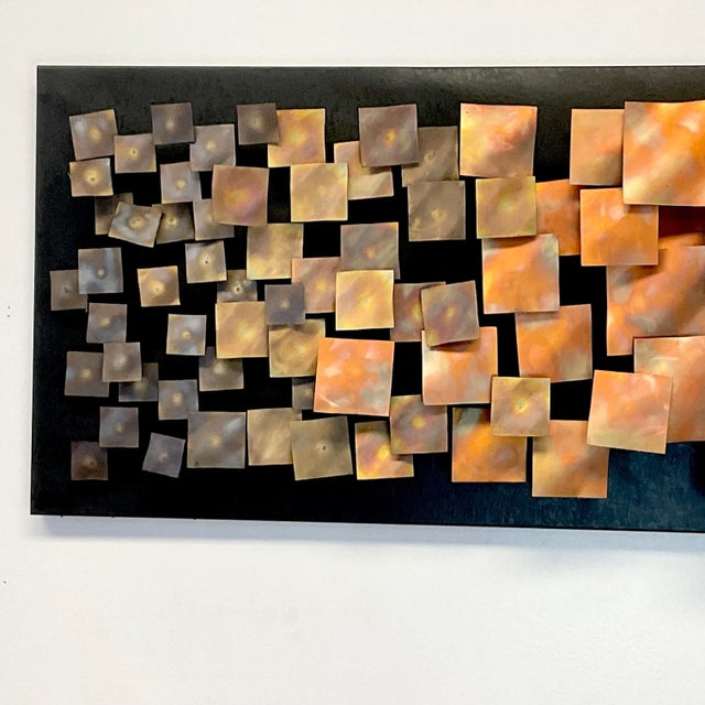 Curtis Jere 1970s Vintage Brutalist Abstract Wall Sculpture, After Curtis Jere’ For Sale - Image 4 of 12