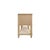 Worlds Away Matthew Izzo Home Richmond Cerused Oak Four Drawer Console Table With Open Cane Shelf For Sale - Image 4 of 8