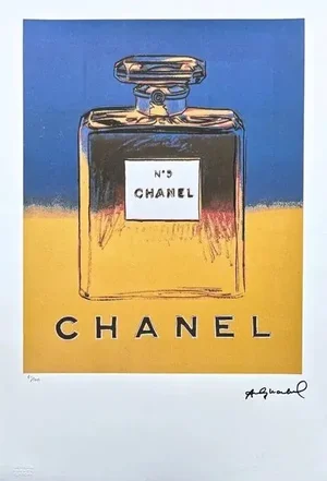After Andy Warhol, Chanel Yellow-Blue, 1980s, Lithograph