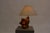 Freeform Table Lamp in Hand-Carved Olive Wood, France, 1950s For Sale - Image 7 of 8