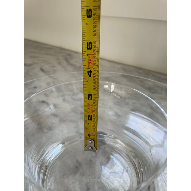 Late 20th Century Minimalist Glass Chip and Dip For Sale In New York - Image 6 of 8