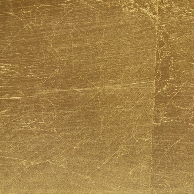 Not Yet Made - Made To Order Matthew Izzo Home Schiffer Gold Leaf Tassel Glass Top Coffee Table For Sale - Image 5 of 6