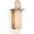Fosse 11" Invertable Offset Oval Sconce in Polished Nickel with Alabaster Designer: Kelly Wearstler Finish: Polished...