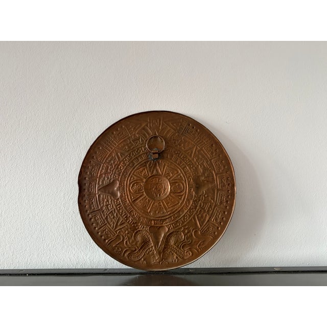 Artistic Wall Relief Piedra Del Sol Aztec Solar Calendar, 1970s For Sale - Image 6 of 18