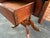 Wood Antique American Classical Style Duncan Phyfe Carved Mahogany Drop Leaf Side Table, For Sale - Image 7 of 18