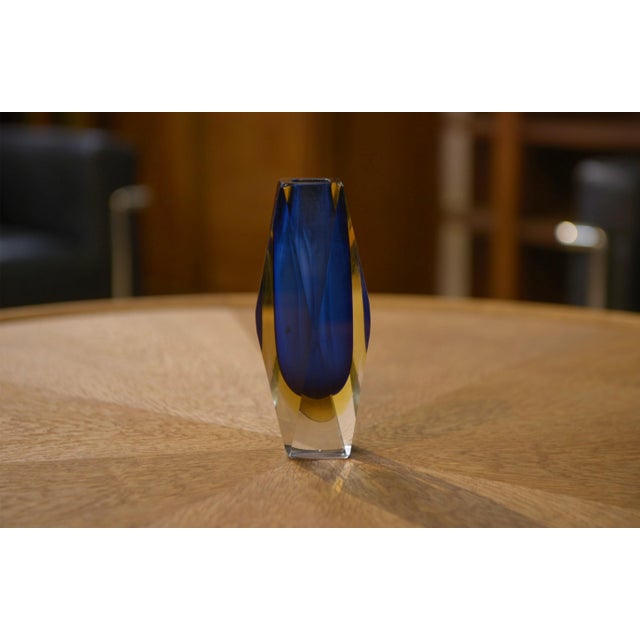 Flavio Poli Sommerso Murano Glass Vase by Flavio Poli for Alessandro Mandruzzato, 1970s For Sale - Image 4 of 5