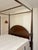 Bombay Company Mahogany Four Poster Bed With Canopy For Sale - Image 4 of 10