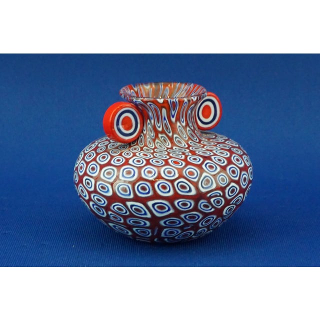 Vintage Red Murano Glass Vase by Ercole Barovier-Toso, 1950 For Sale - Image 4 of 18