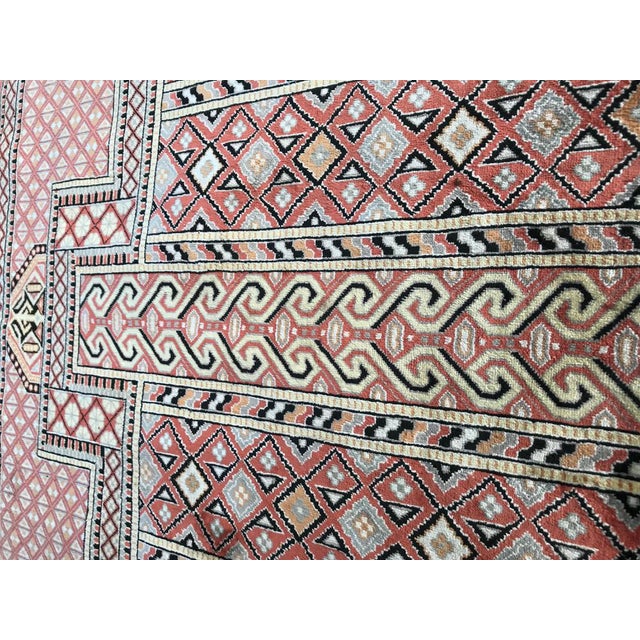 Beige Turkish Silk Hereke Style Rug For Sale - Image 8 of 11