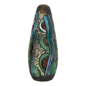 Rare Vintage Modern Ceramic Vase in Abstract by Marian Zawadzki for Tilgmans Keramik | Sweden 1963