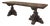 Grand Country French Elm Double Pedestal Dining Table For Sale