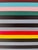 Metal Mid-Century Hard Edge Colorful Lines Painting, Gene Davis Manner, Abstract For Sale - Image 7 of 8