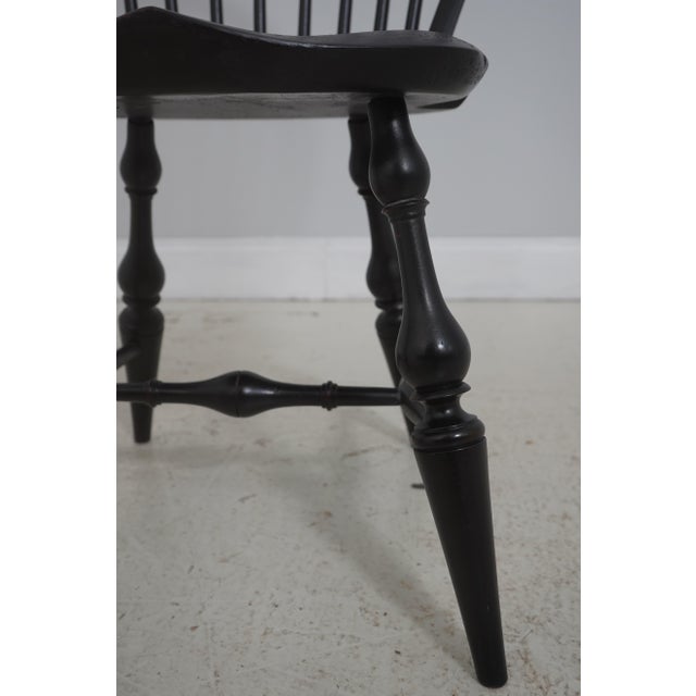 Pair of Dr Dimes Black Bow Back Windsor Side Chairs For Sale - Image 16 of 18
