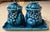 1960’s Mood Indigo Blue 3 Piece Condiment Set by Inarco For Sale - Image 4 of 9