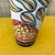 White Hand Painted Studio Pottery Vase by the Uncedo Project South Africa. Dated 2002 For Sale - Image 8 of 13