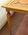 Brown Spanish Colonial Revival Marquetry Farmhouse Dining Table, Compass Star Inlay For Sale - Image 8 of 14