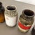Vintage Pottery Fat Lava 231-15 Vases from Scheurich, Germany, 1970s, Set of 4 For Sale - Image 4 of 16