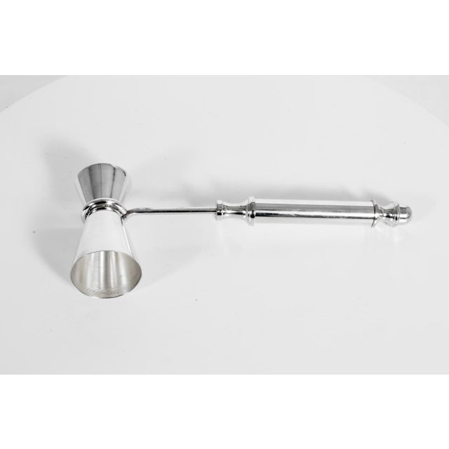 Silver Vintage Silver Plated Bar Accessory Set, 1980s, Set of 5 For Sale - Image 8 of 13