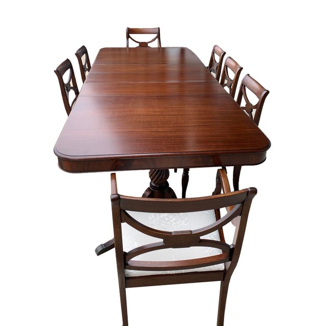 Vintage Berkey and Gay Dining Table and 7 Chairs 8 Pieces Chairish