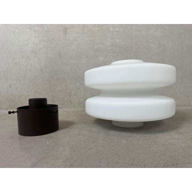 Vintage Ceiling Lamp in Opaline from Philips, 1980s For Sale - Image 10 of 11