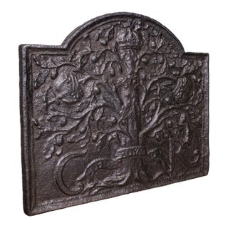 Heavy Antique Public House Fire Back, English Hearth Reflector, Georgian, c.1800 For Sale