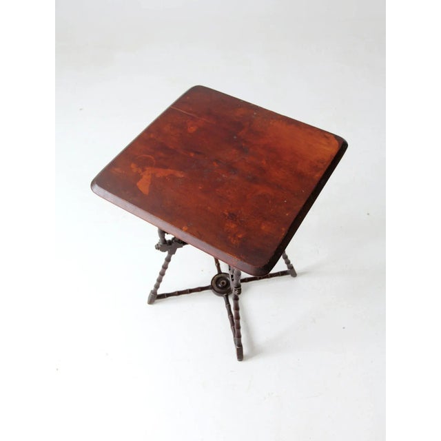 19th Century Antique Victorian Occasional Table For Sale - Image 5 of 13