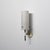 Vintage Italian Wall Sconce in Brass with White Lacquered Metal and Opaline Glass, 1950s For Sale - Image 6 of 6