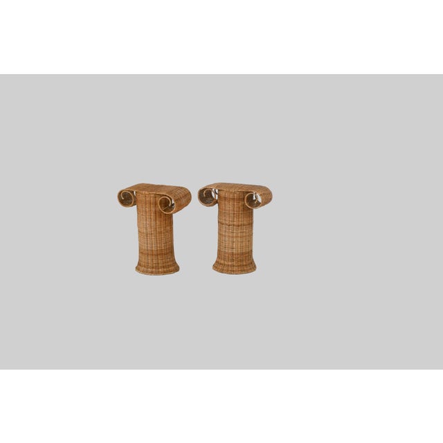 Each pair is handwoven in the Rattanology workshop using premium natural rattan. The quality woven construction ensures...