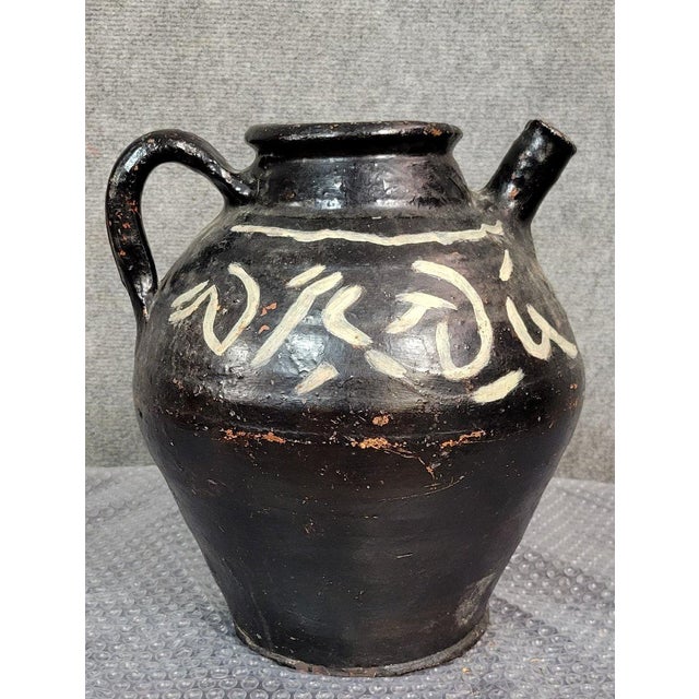 Antique Terracotta Jug, 1700s For Sale - Image 5 of 7