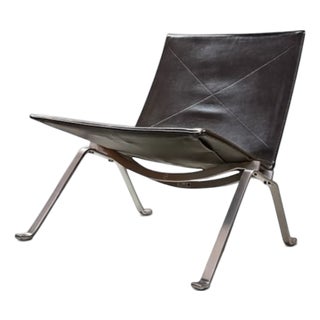 PK22 Lounge Chair by Poul Kjærholm for Fritz Hansen, Denmark, 1980s For Sale