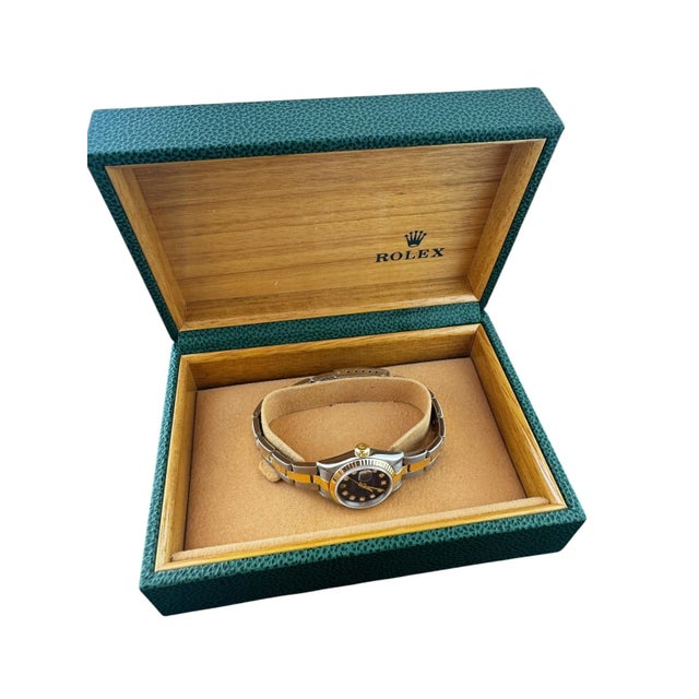 2002 Rolex Ladies DateJust Two Tone Blue Diamond Dial Watch 79173 For Sale - Image 18 of 18