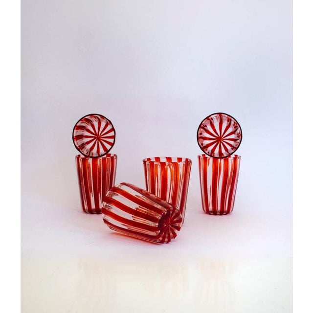 2000 - 2009 Italian Murano Glasses by Angelo Ballarin for Ribes Studio, 2004, Set of 6 For Sale - Image 5 of 18