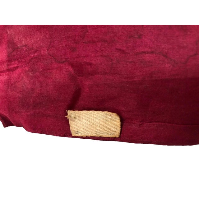 Antique Chinese Hand Embroidered Textile Silk Panel W Bird & Flowers VGC Ca: Early 1900s For Sale In Sacramento - Image 6 of 6