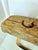 Brown 19th Century Hand Hewn Double Ox Yoke With Original Bentwood Bows & Hand Forged Iron Hardware For Sale - Image 8 of 12