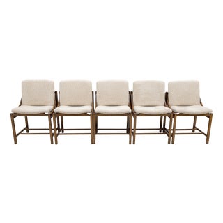 Dining Chairs by Vittorio Rossi for Lorenzon Italia, 1960s, Set of 5 For Sale
