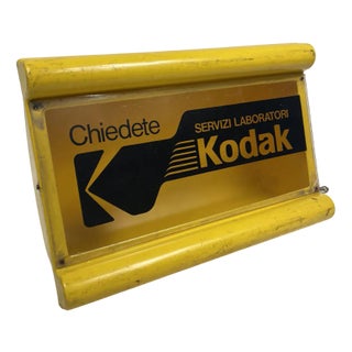 Italian Kodak Sign, 1970s For Sale