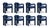 Double Arch Dining Chairs in Navy Blue Cotton Velvet from Insidherland, Set of 8 For Sale - Image 14 of 14