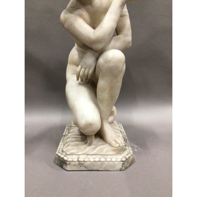Large Figure of Crouching Venus, 1830, Marble For Sale - Image 16 of 18