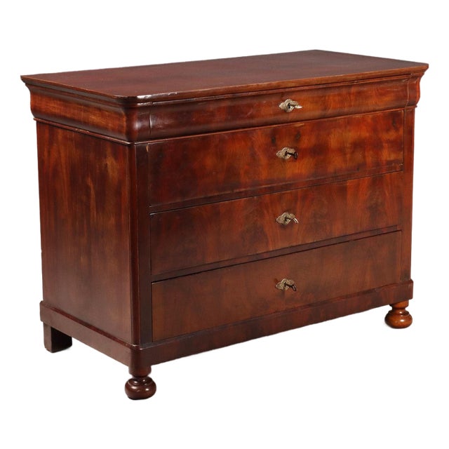 Charles X Chest of Drawers in Mahogany For Sale