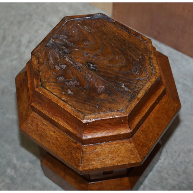 Antique Pugin Gothic Style Plant / Display Stands, 1840s, Set of 2 For Sale - Image 5 of 18