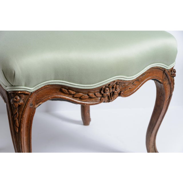 Early 19th Century Pair of Early 19Th. C French Louis XV Style Bergère Chairs For Sale - Image 5 of 13