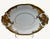 Rococo Vintage Walbrzych Wlb3 Gold Scroll Porcelain Gravy Boat W/Underplate Poland For Sale - Image 3 of 8