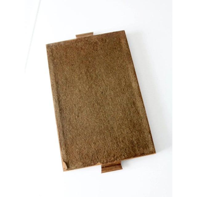 Antique Glass Top Serving Tray For Sale - Image 10 of 12