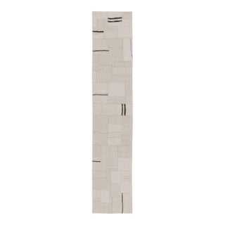 Vintage Turkish Patchwork Kilim Runner With Geometric Design - Rug & Kilim For Sale