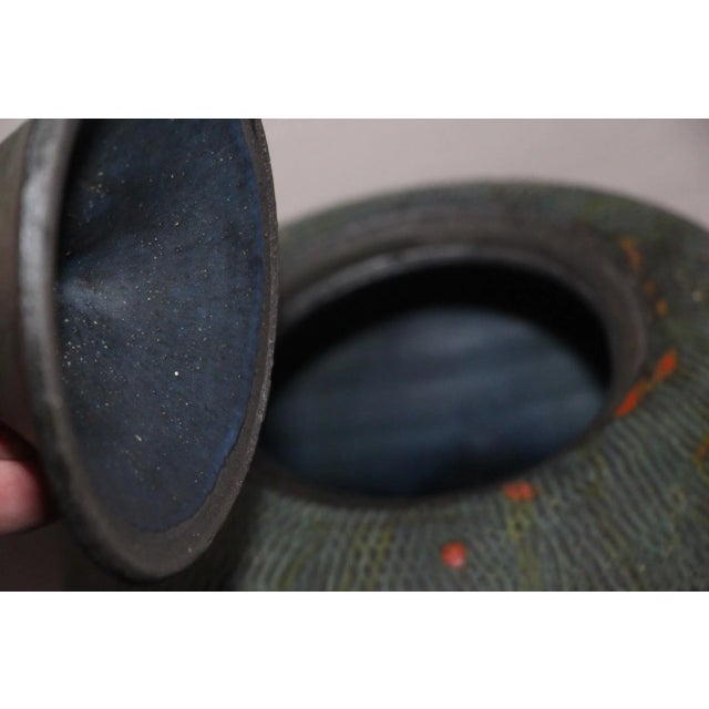 Mid 20th Century John Tuska Lidded Stoneware Vessel For Sale - Image 5 of 11