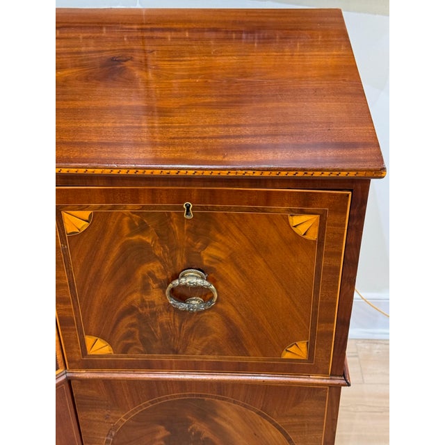 Late 18th Century English Serpentine Front Sideboard For Sale - Image 12 of 13