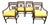 Vintage McGuire Inspired Target Back Style Bamboo and Rawhide Wrapped Arm Chairs With Cushions- Set of 4 For Sale